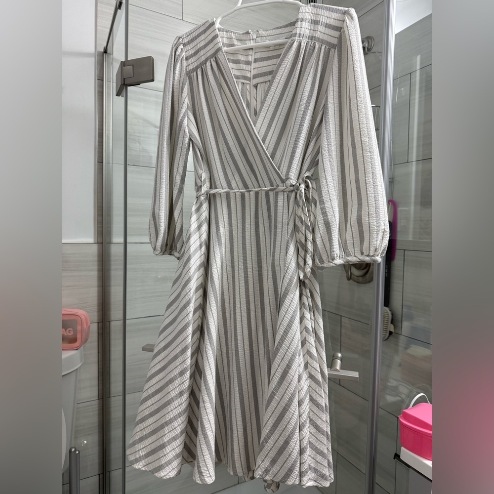 Striped Calvin Klein Dress